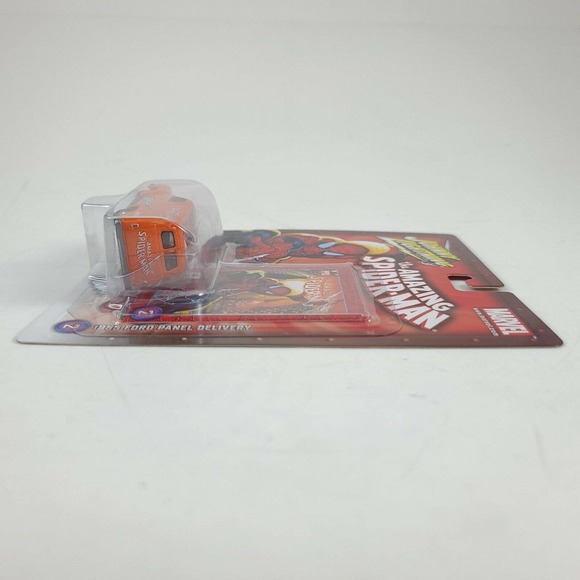 Johnny Lightning WHITE Lightning the Amazing Spider-Man 1955 Ford Panel Delivery - Picture 9 of 12